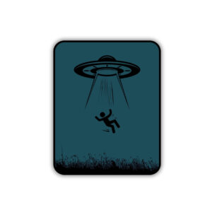 Alien Abduction Sticker