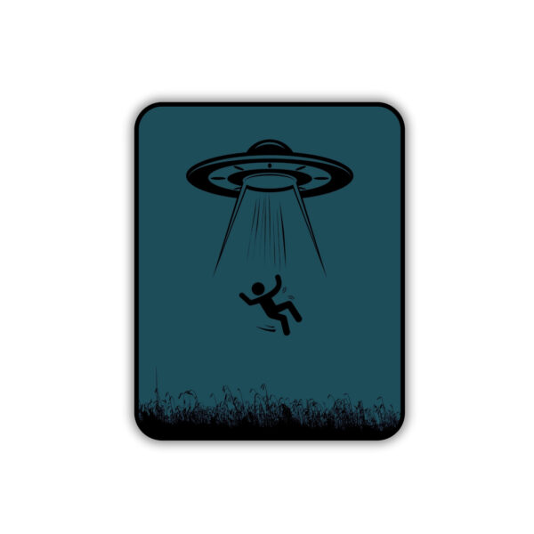 Alien Abduction Sticker