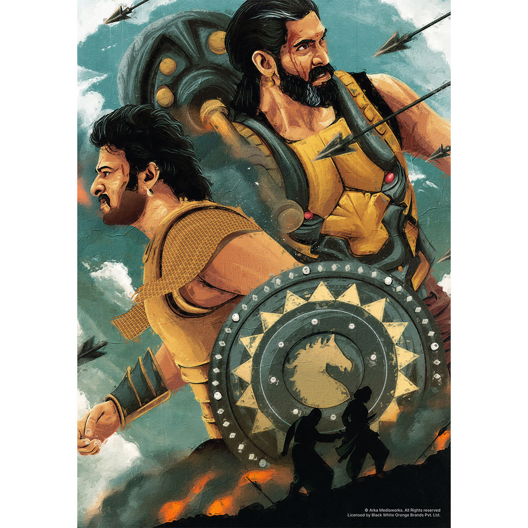 Tribute to Baahubali - Prabhas & Rana Poster