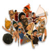 Baahubali Sticker Pack of 10