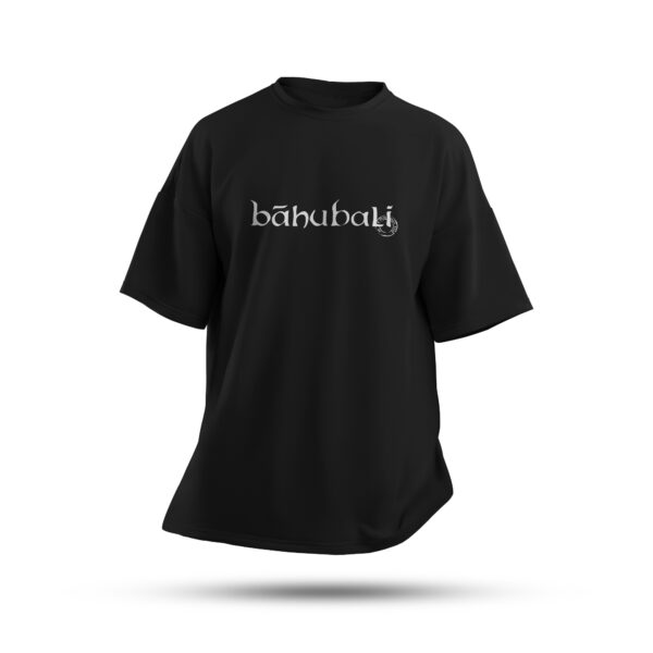 The Blood Line -  Baahubali Black Over Sized T-Shirt - Image 4