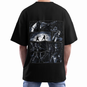 The Revelation -  Baahubali Black Over Sized T-Shirt