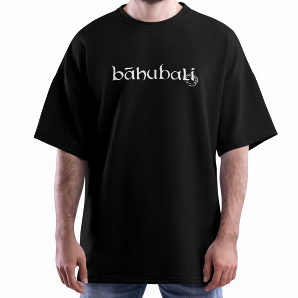 The Blood Line -  Baahubali Black Over Sized T-Shirt - Image 2