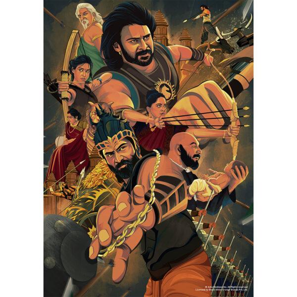 Tribute to Baahubali - The Epic Poster