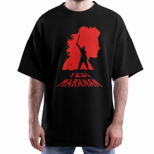 Yedi maranm Baahubali Black Over Sized T-Shirt