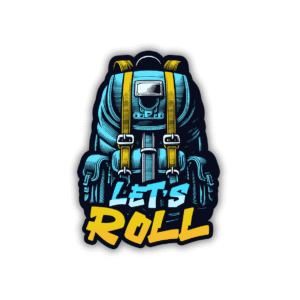 Let's Roll Sticker