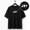 Joy Black Over Sized T-Shirt