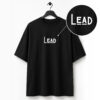 Lead Black Over Sized T-Shirt