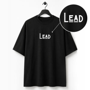 Lead Black Over Sized T-Shirt