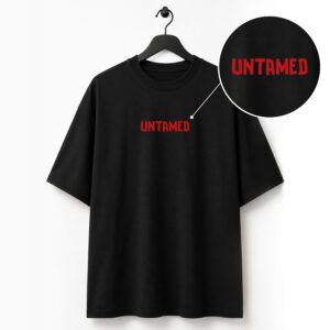 Untamed Black Over Sized T-Shirt