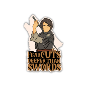 Fear cuts deeper Sticker