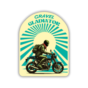 Gravel Gladiator Sticker
