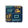 Script-Film-Post-Repeat Sticker