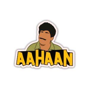 Aahaan Sticker
