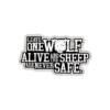 Leave One Wolf Sticker