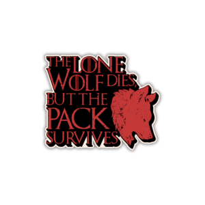 But the pack survives Sticker