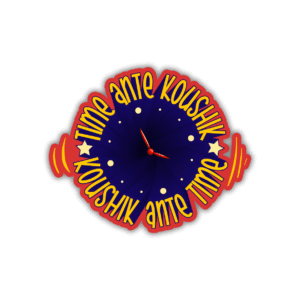 Time ante koushik Sticker